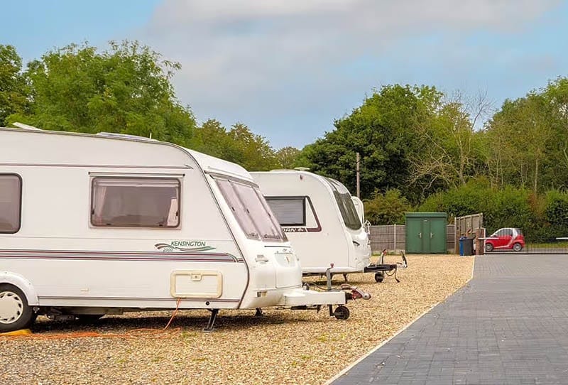 Hard Standing Pitch at Seven Acre Farm, Lincolnshire